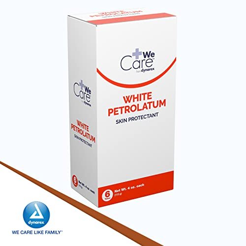 Dynarex White Petrolatum, Petroleum Jelly for Dry, Damaged or Cracked Skin, Soothing White Petroleum Jelly for Minor Skin Irritations, 4 oz. Tubes, 1 Petroleum Jelly Tube - görsel 2