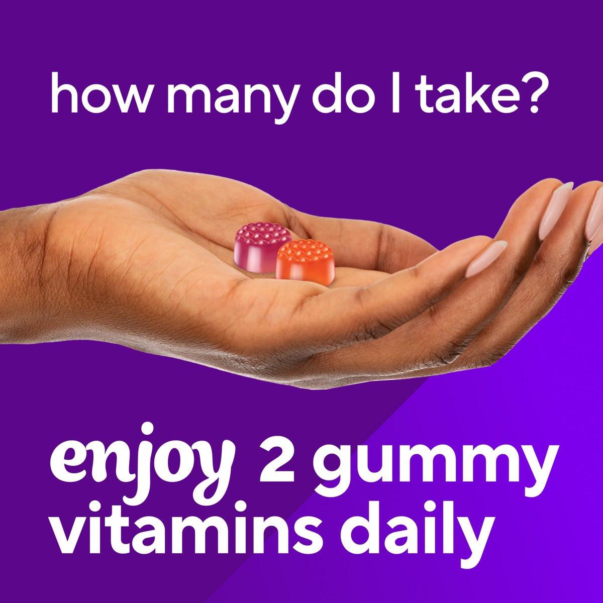 Vitafusion Vitamin D3 Gummies, Bone and Immune Support, Peach, Blackberry, Strawberry Flavored, 50 mcg D3 Gummy Vitamin Supplement, 75 Day Supply, 150 Count - görsel 10