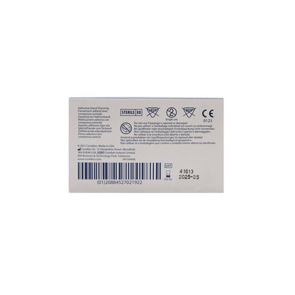 COVIDIEN 7539Lf Telfa Island Wound Dressing, Latex Free, Sterile Gauze 2 x 3-3/4", Adherent, 50 per Box