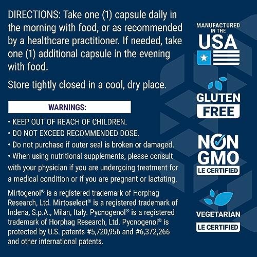 Life Extension Eye Pressure Support with Mirtogenol - Eye Health Supplement for Healthy Eye Pressure - with French maritime pine bark – Gluten-free, vegetarian, non-GMO - 30 capsules - görsel 9