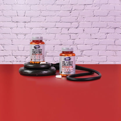 NOW Foods Sports Nutrition, Kre-Alkalyn Creatine 750 mg, Mass Building/Energy Production, 120 Veg Capsules