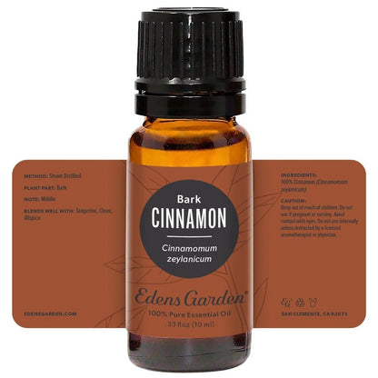 Edens Garden Cinnamon Bark Essential Oil – 100% Pure, Undiluted, Therapeutic Grade, 10 ml