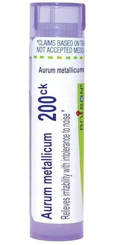 Boiron Aurum Metallicum 200Ck for Irritability with Intolerance to Noise - 80 Pellets