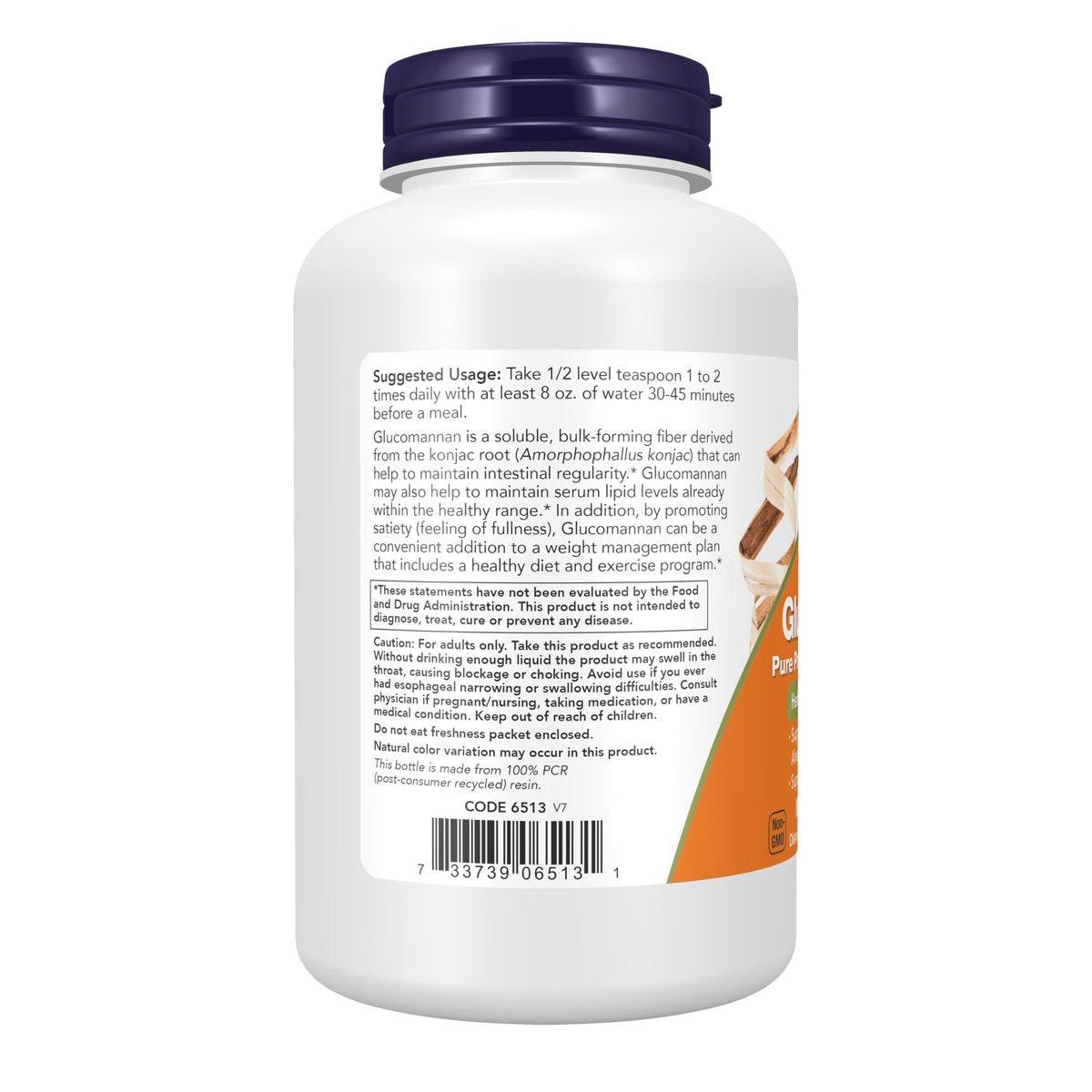 NOW Foods Supplements, Glucomannan (Amorphophallus konjac) Pure Powder, Supports Regularity*, Healthy Weight Management*, 8 Ounce (Pack of 1) - görsel 1