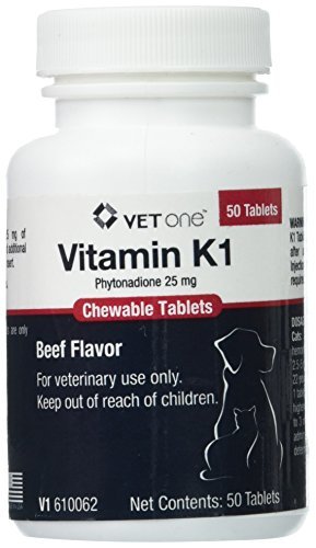 Vet One Vitamin K1 Chewable Tablets - – Essential Nutrient: Vitamin K1 is crucial for proper blood clotting. It – Image 1
