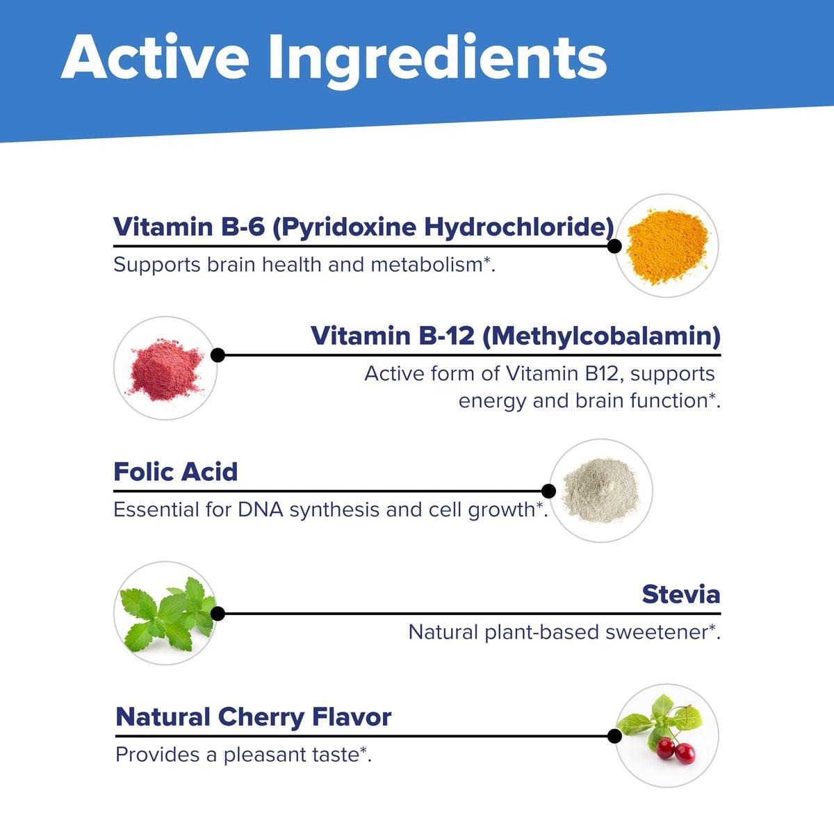 Superior Source No Shot Vitamin B-12 Methylcobalamin 1000 mcg, B-6 & Folic Acid 400 mcg - Supports Brain & Heart Health - Aids Natural Energy Levels - 60 Sublingual Dissolving Tablets - görsel 16