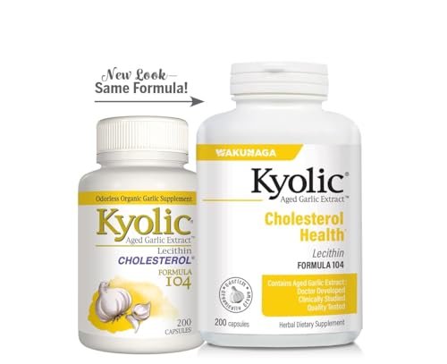 Kyolic Aged Garlic Extract Formula 104, – Count: 200 capsules per bottle – Image 7