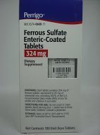Ferrous Sulfate 324mg Enteric-coated Red Tablets 100count - görsel 1