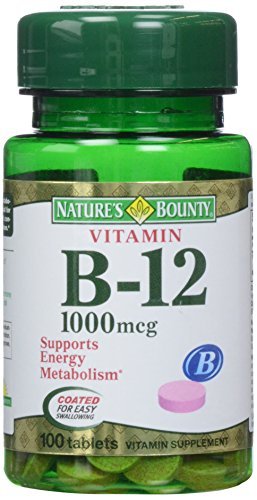 Nature's Bounty Vitamin B-12 1000 mcg Tablets, 100 Count - görsel 3