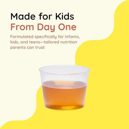 CHILDLIFE ESSENTIALS Liquid Vitamin C - Pure Vitamin C Liquid Supplement for Kids, Toddlers, & Babies, Immune System Support, Low Sugar, Natural Orange Flavor - 4 Fl Oz (Pack of 1)