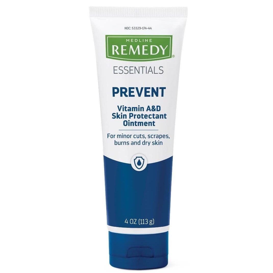 Medline Soothe & Cool Vitamin A and D Skin Protectant Ointment, Unscented, 4-Ounce Tube, 1 Count - görsel 2