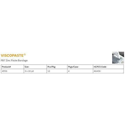 Smith & Nephew Viscopaste PB7 Zinc Impregnated Dressing 3" x 10 Yd Roll Open Weave Fabric
