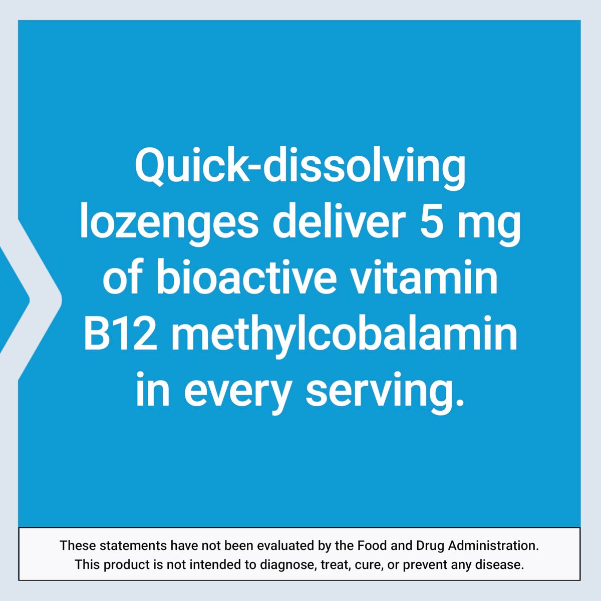 Life Extension Vitamin B12 Methylcobalamin, Nerve Health Supplement, Cognitive Support, Energy Vitamin, methylcobalamin B12, 5 mg, Quick-Dissolving, Gluten-Free, Non-GMO, Vegetarian, 60 lozenges - görsel 3