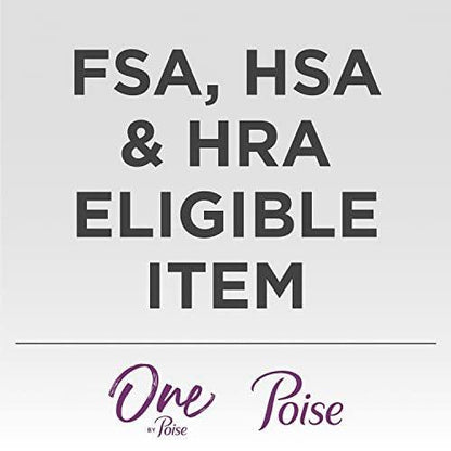Poise Incontinence & Postpartum Pads for Bladder Leaks, 5 Drop Maximum Absorbency, Regular Length, 48 Count