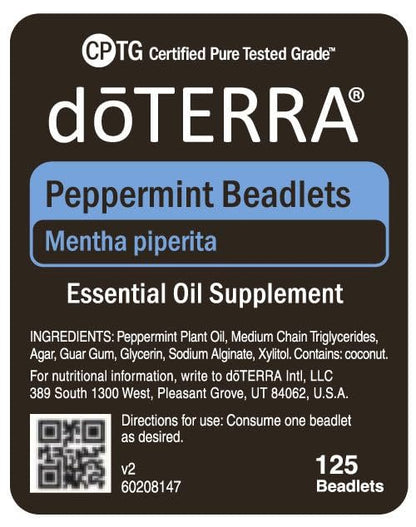 doTERRA Peppermint Beadlet Essential Oil – – Dimensions: 0.55 x 0.55 x 2.68 inches – Image 7