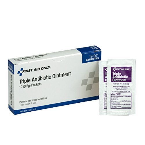 First Aid Only 12-001 Triple Antibiotic Ointment Packet (Box of 12) - görsel 5