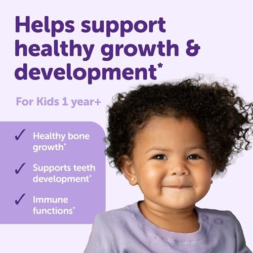 Ddrops Kids Booster 600IU 100 Drops - Daily Liquid Vitamin D for Kids. Support Strong Bones & Immune System in Children. No Preservatives, No Sugar, Non-GMO, Allergy-Friendly - görsel 8