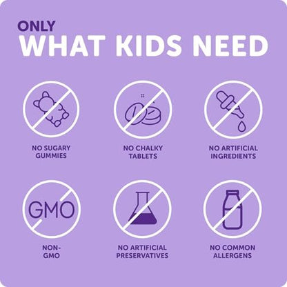Ddrops Kids Booster 600IU 100 Drops - Daily Liquid Vitamin D for Kids. Support Strong Bones & Immune System in Children. No Preservatives, No Sugar, Non-GMO, Allergy-Friendly