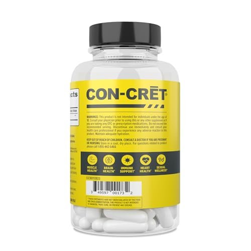 CON-CRET Creatine HCl Capsules | Muscle, – Cognitive Boost: Creatine supports brain energy metabolism, improving – Image 16