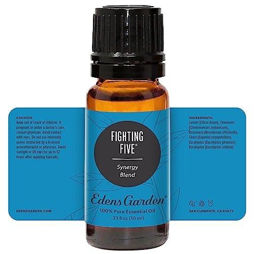 Edens Garden Fighting Five Essential Oil Blend - 100% Pure Premium Grade, Undiluted, Natural, Therapeutic, Aromatherapy, The Best for Diffusing, Candle, Laundry, Humidifiers 10 ml (.33 fl oz) - görsel 4