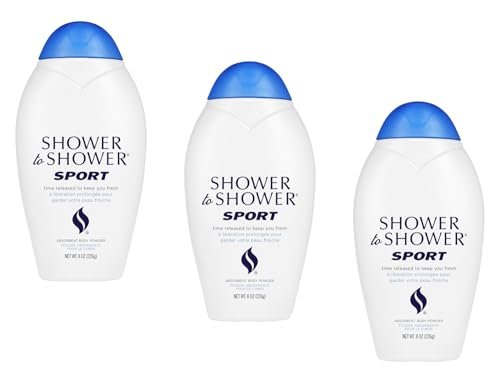 Shower to Shower Sport Body Powder for Men & – Sweat Absorbing: Keeps you dry by absorbing excess moisture, – Image 2