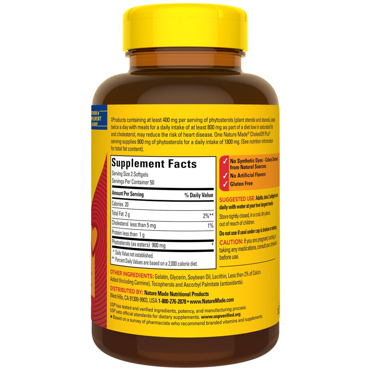 Nature Made CholestOff Plus, Dietary – Easy to Swallow: Softgel form makes it easy to incorporate into your daily – Image 15