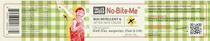 SALLYEANDER No Bite Me Natural Bug & Insect Repellent Lotion - DEET-Free Anti-Itch Cream - Safe for Kids, Infants & Adults - Repels Mosquitoes, Black Flies, Fleas & Ticks - Made in USA, 2oz