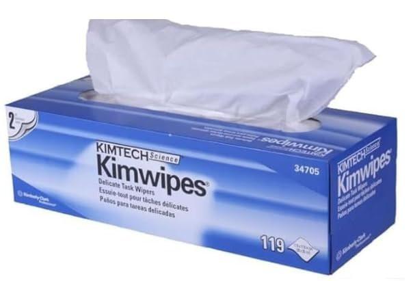 KIMTECH Science Kimwipes Delicate Task Wipers - 2-Ply, 120 Wipes/Box - görsel 1
