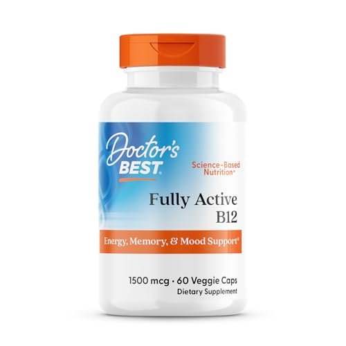 Doctor's Best Fully Active B12 1500 mcg, Non-GMO, Vegan, Gluten Free, Supports Healthy Memory, Mood and Circulation, 60 Count - görsel 2