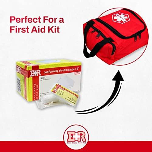 Ever Ready First Aid Sterile Conforming Gauze Roll Bandage - Box of 12-3 inch - görsel 5