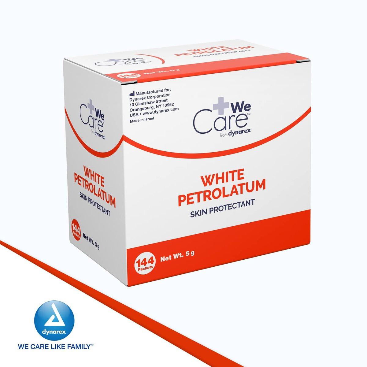 Dynarex White Petrolatum, Petroleum Jelly for Dry or Cracked Skin, Soothing White Petroleum Jelly for Minor Skin Irritations, 5g Foil Packets, 1 Box of 144 Petroleum Jelly Packets - görsel 10