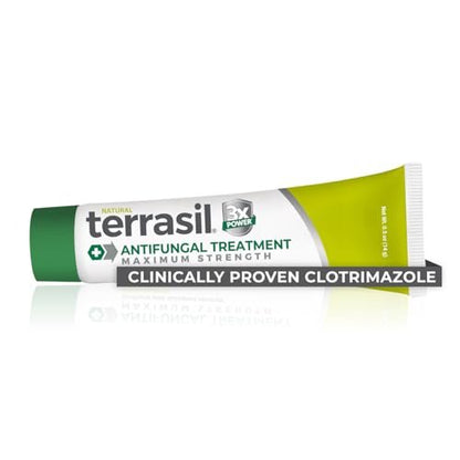 terrasil Clotrimazole Antifungal Cream - – Clinically Proven Formula: Contains 1% clotrimazole, a trusted – Image 1