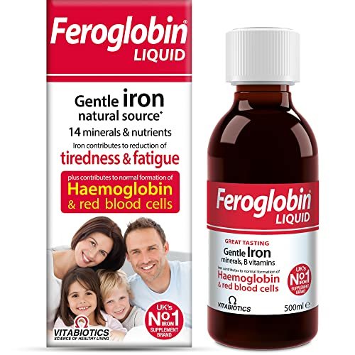 Vitabiotics Organic Feroglobin Liquid 500ml - görsel 1