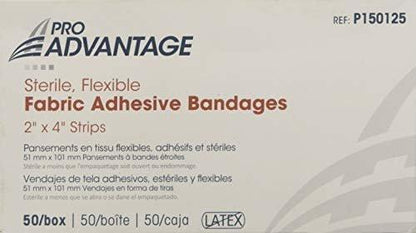 Pro Advantage Band-Aids - Fabric 2"x4" - Box of 50