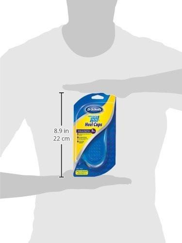 Dr. Scholl's Massaging Gel HEEL CUPS (One Size) – Absorb Shock All Day & Relieve Heel Pain - görsel 3