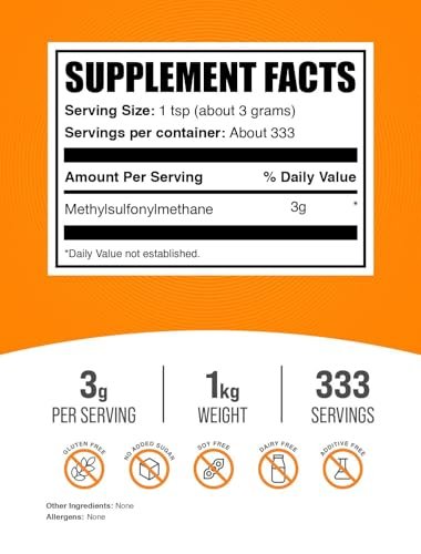 BulkSupplements.com MSM Powder - – Joint Support: MSM is known to help reduce joint pain and inflammation by – Image 4