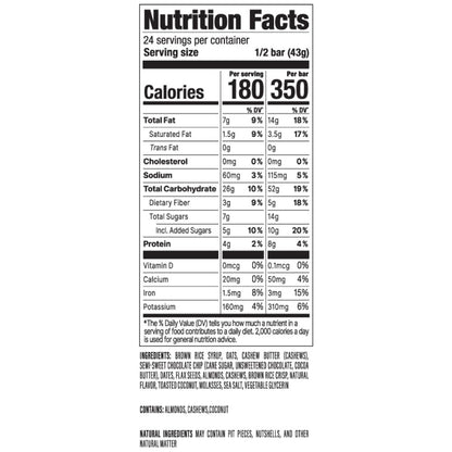 PROBAR MEAL Bar, Chocolate Coconut, Non-GMO, Gluten-Free, Healthy, Plant-Based, Whole-Food Ingredients, Natural Energy (12 Count)