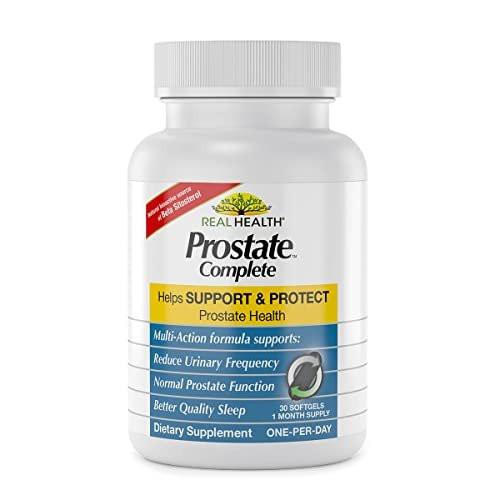 Real Health Prostate Complete - Prostate Health Supplements for Men, Saw Palmetto Formula for Healthy Bladder and Urinary Support, with Lycopene, Resveratrol, & Selenium - 30 Count - görsel 16