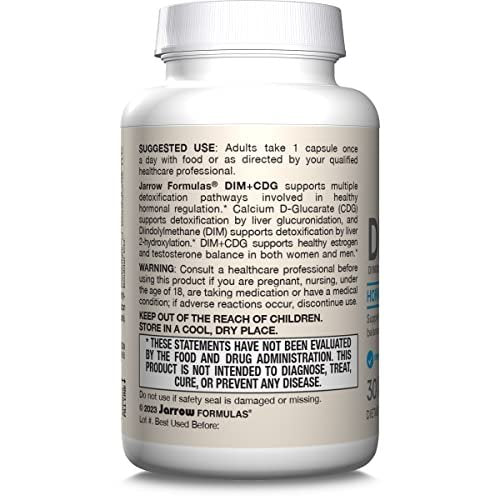 Jarrow Formulas DIM plus CDG Veggie Capsules – Synergistic Formula: The combination of DIM and CDG provides – Image 3