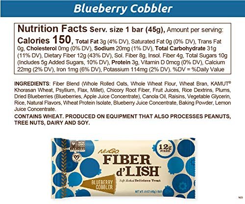 NuGo Fiber d'Lish Cinnamon Raisin, 12g High – Delicious Flavor: The cinnamon raisin taste is naturally sweet and – Image 4
