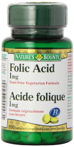 Nature's Bounty Folic Acid 1 mg 150 Tablets – Supports Red Blood Cell Formation: Folic acid is essential for the – Image 2