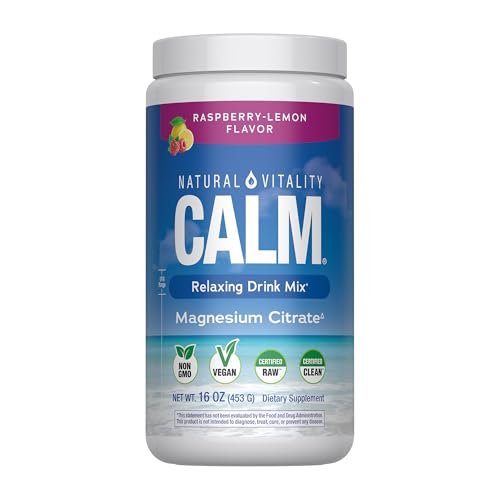 Natural Vitality Calm Magnesium 16oz Powder | Raspberry Lemon Flavored Supplement | Non-GMO, Vegan & Gluten Free Formula - görsel 4