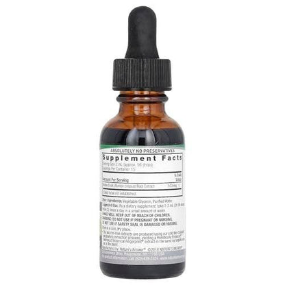 Nature's Answer Yellow Dock Root Alcohol Free 2000mg 1oz | Promotes Liver Function | Natural Body Detox | Supports Digestion | Gluten-Free, Non-GMO, Vegan | Single Count