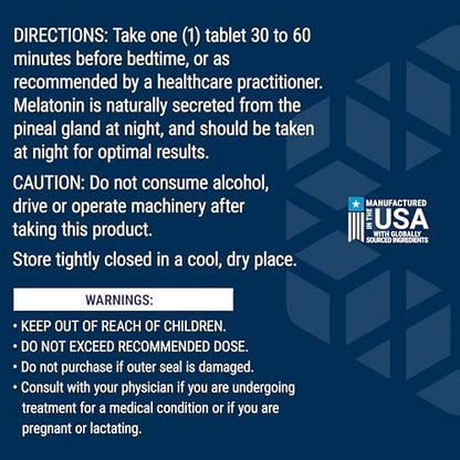 Life Extension Melatonin 6 Hour Timed Release, 750 mcg, Extended-Release Formula for Gentle Sleep Support, Healthy Circadian Rhythms, Cellular Defense, Gluten-Free, Non-GMO, Vegetarian, 60 Tablets