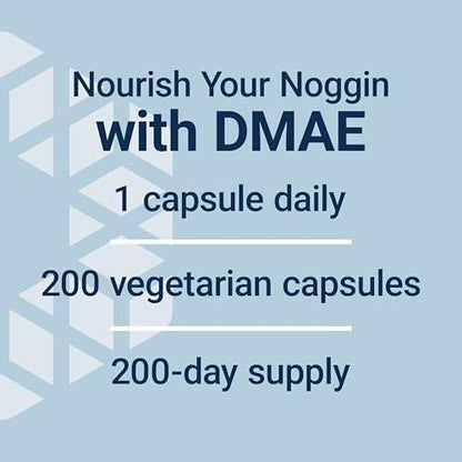 Life Extension DMAE Bitartrate, Supports Neurotransmitter Production, 6-Month Supply, Gluten-Free, Non-GMO, Vegetarian, 200 Capsules