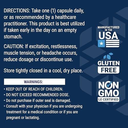 Life Extension DMAE Bitartrate, Supports Neurotransmitter Production, 6-Month Supply, Gluten-Free, Non-GMO, Vegetarian, 200 Capsules - görsel 1