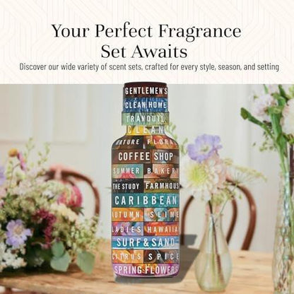 P&J Trading Fragrance Oil Floral Set | Violet, Jasmine, Rose, Lilac, Freesia, and Gardenia Candle Scents for Candle Making, Freshie Scents, Soap Making Supplies, Diffuser Oil Scents