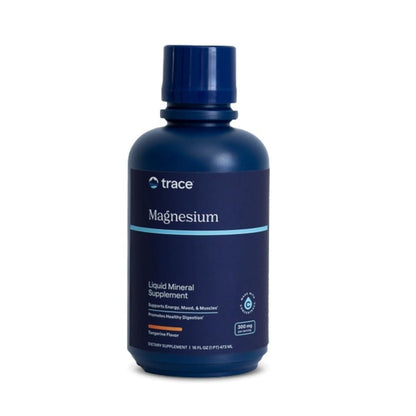 Trace Minerals Liquid Magnesium LQM01 300 mg Supplement Drops - Gluten-Free Vegan Magnesium Mineral Supplement for Daily Health Support and Wellness, 16 fl oz (473 ml Bottle)