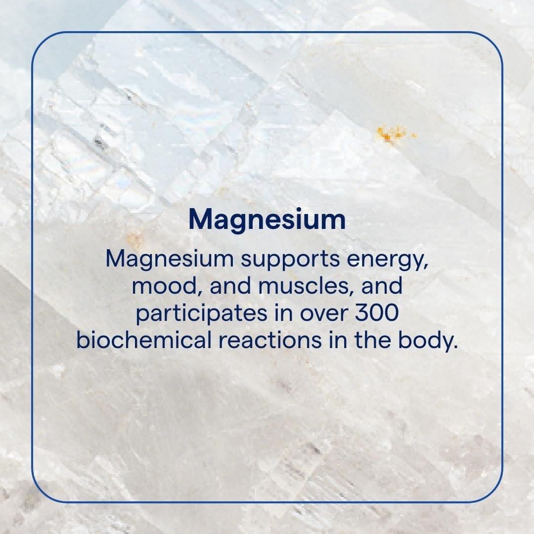 Trace Minerals Liquid Magnesium LQM01 300 mg Supplement Drops - Gluten-Free Vegan Magnesium Mineral Supplement for Daily Health Support and Wellness, 16 fl oz (473 ml Bottle) - görsel 3