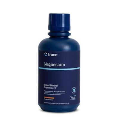 Trace Minerals Liquid Magnesium LQM01 300 mg Supplement Drops - Gluten-Free Vegan Magnesium Mineral Supplement for Daily Health Support and Wellness, 16 fl oz (473 ml Bottle)